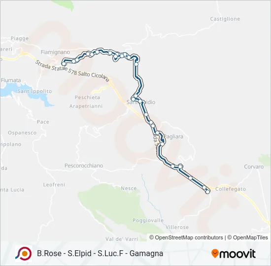 COTRAL Bus Line Map