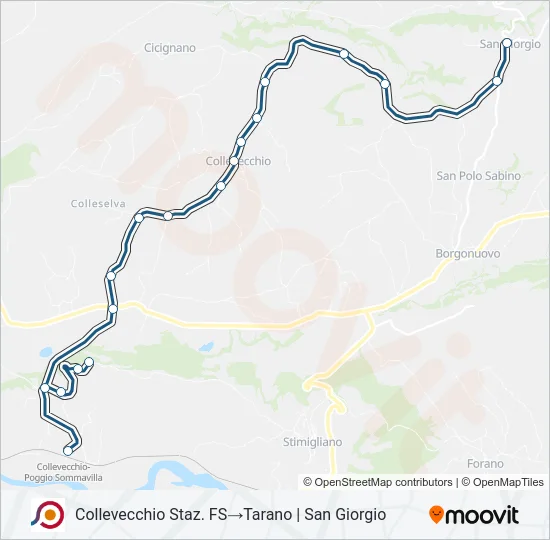 COTRAL Bus Line Map