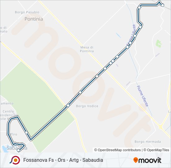 COTRAL bus Line Map