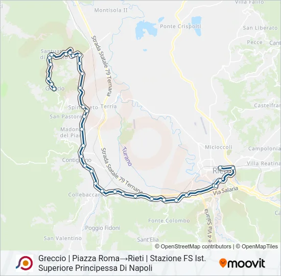 COTRAL Bus Line Map