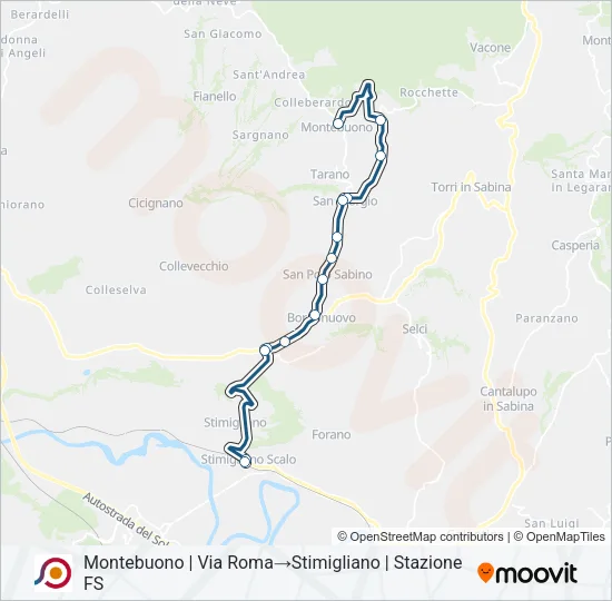 COTRAL Bus Line Map