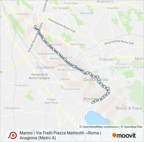 COTRAL Bus Line Map
