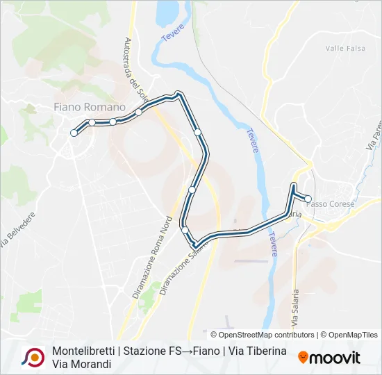 COTRAL Bus Line Map