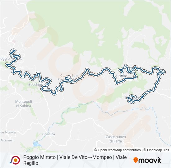 COTRAL bus Line Map