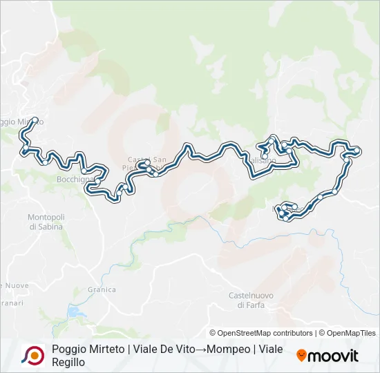 COTRAL Bus Line Map