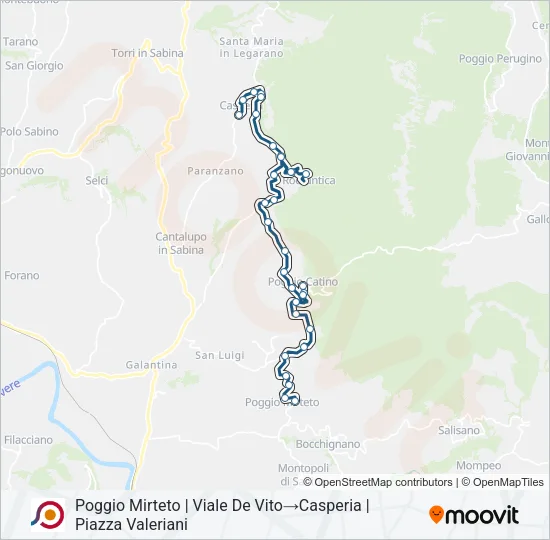 COTRAL Bus Line Map