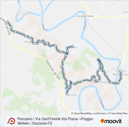 COTRAL bus Line Map