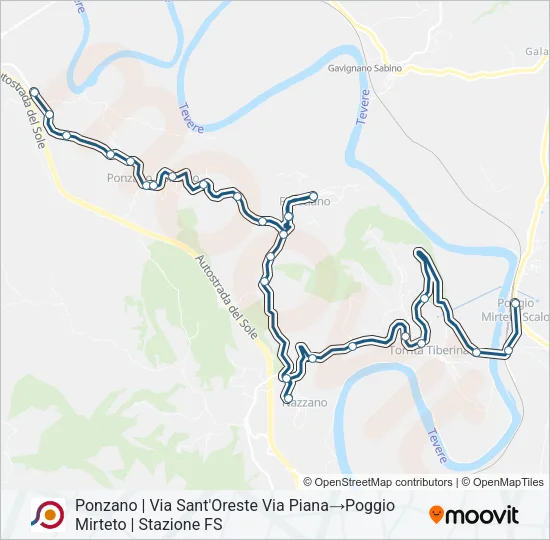 COTRAL Bus Line Map
