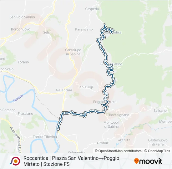 COTRAL Bus Line Map