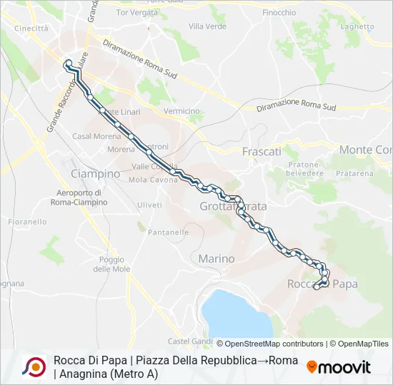 COTRAL Bus Line Map