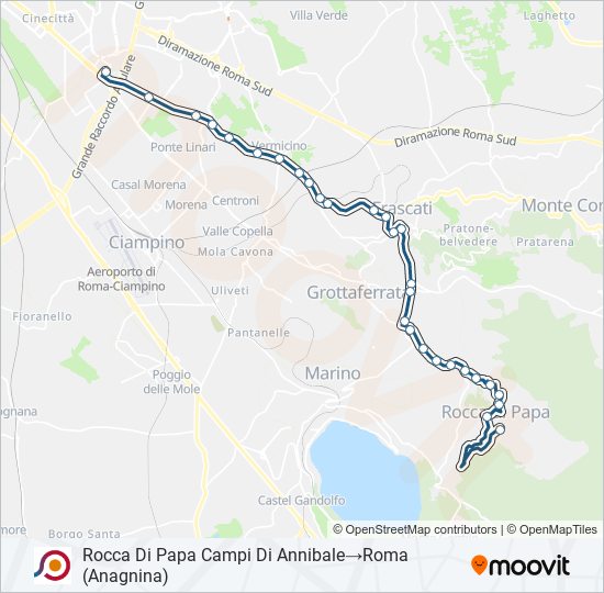 COTRAL bus Line Map