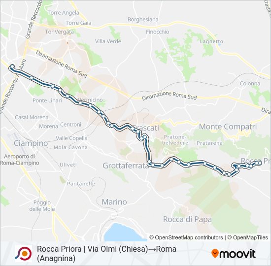 COTRAL bus Line Map