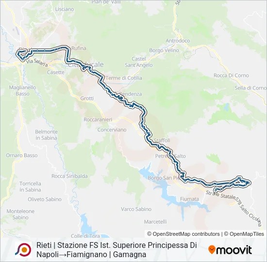 COTRAL Bus Line Map