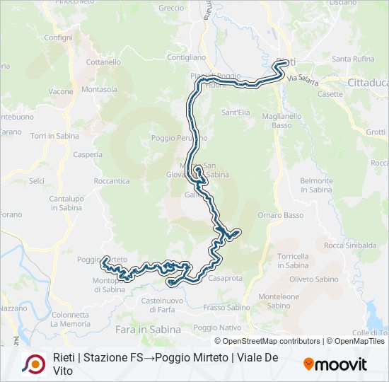 COTRAL bus Line Map