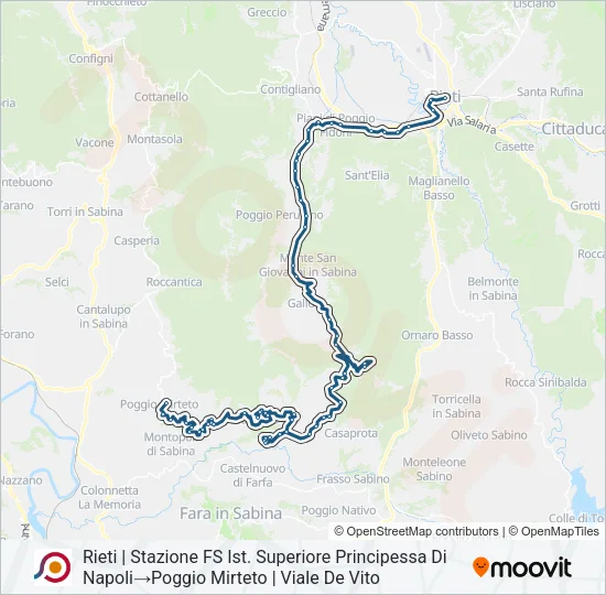 COTRAL Bus Line Map