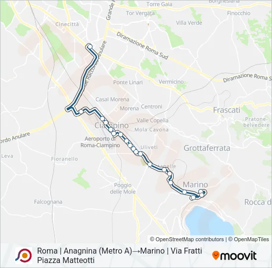 COTRAL Bus Line Map