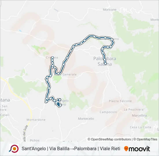 COTRAL Bus Line Map