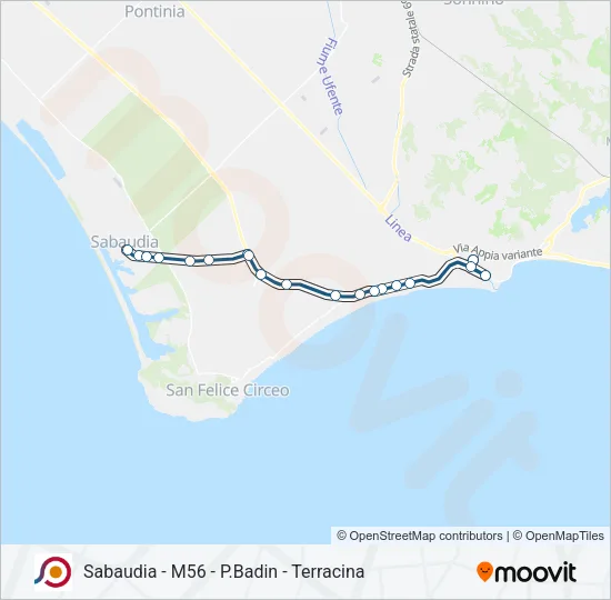 COTRAL Bus Line Map