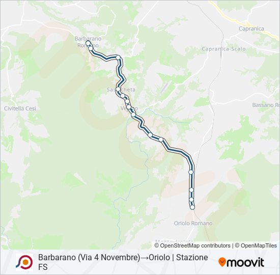 COTRAL bus Line Map