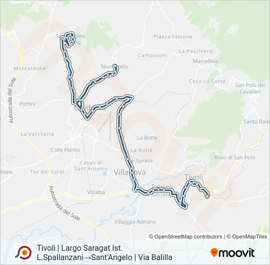 COTRAL Bus Line Map