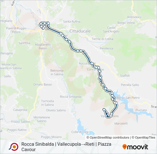 COTRAL Bus Line Map