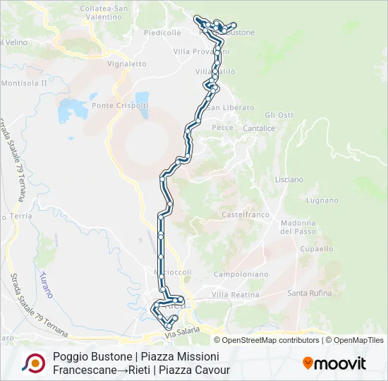 COTRAL Bus Line Map