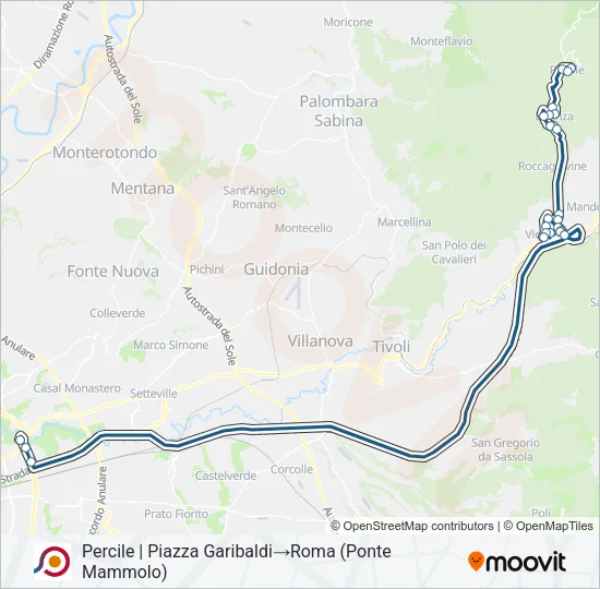 COTRAL Bus Line Map