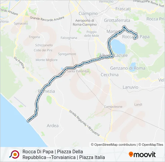 COTRAL Bus Line Map