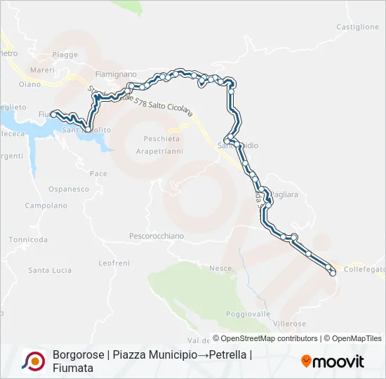 COTRAL Bus Line Map