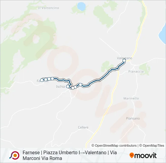 COTRAL Bus Line Map