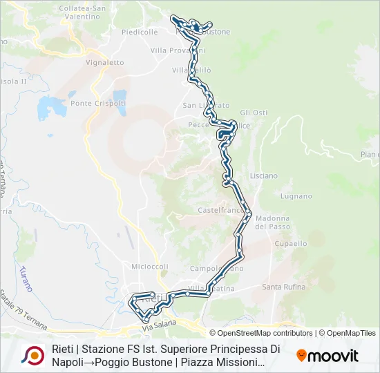 COTRAL Bus Line Map