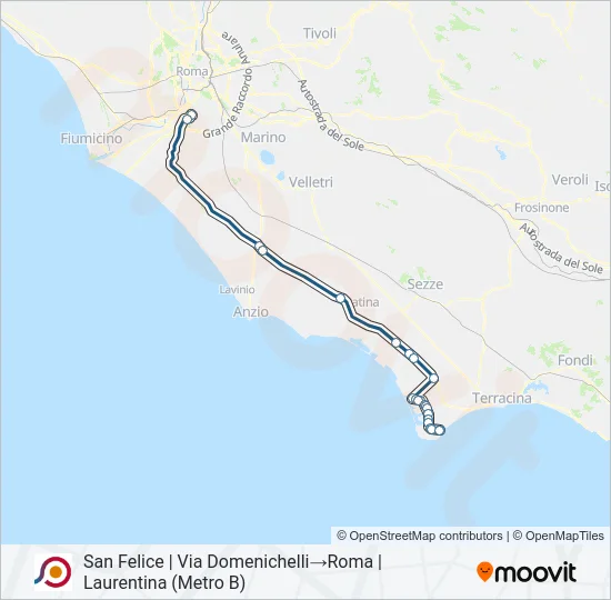 COTRAL Bus Line Map