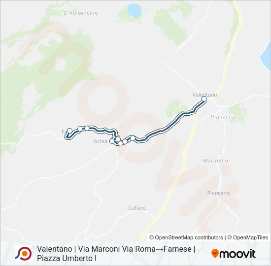 COTRAL Bus Line Map
