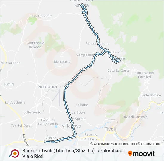 COTRAL Bus Line Map