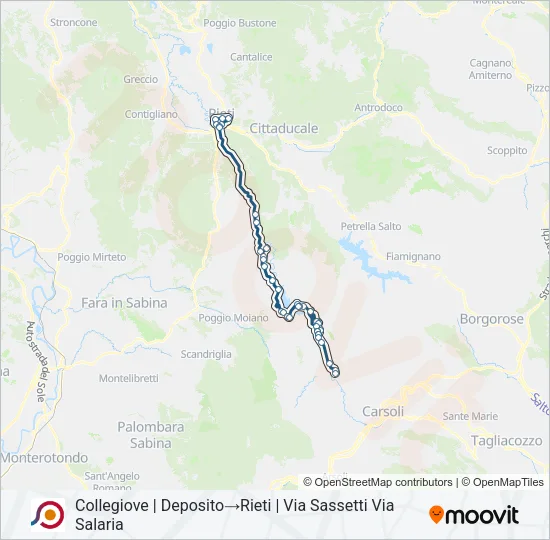 COTRAL Bus Line Map