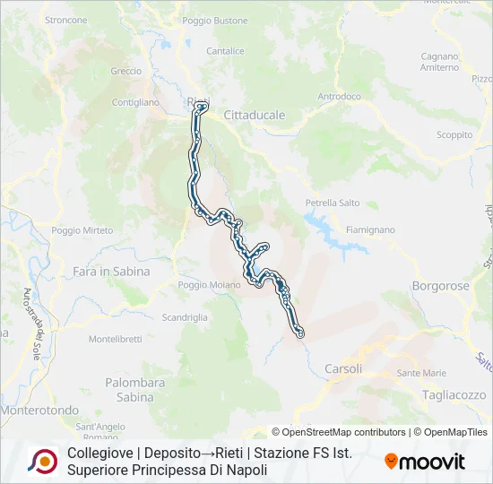 COTRAL Bus Line Map