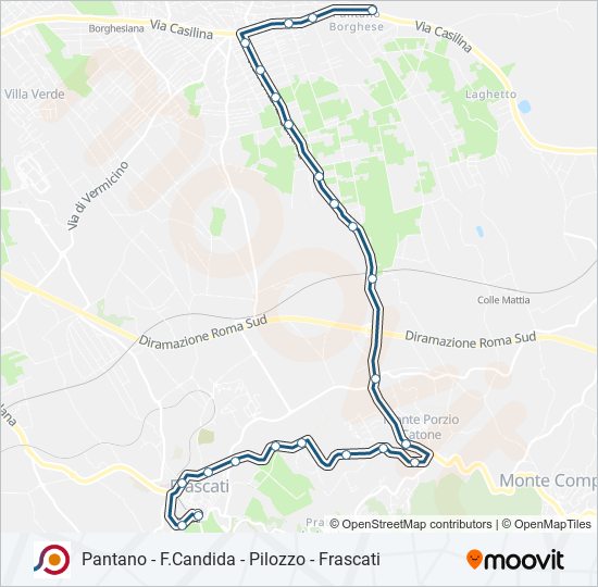 COTRAL bus Line Map