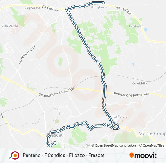 COTRAL Bus Line Map