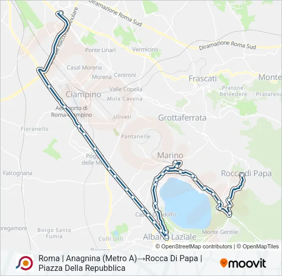 COTRAL Bus Line Map
