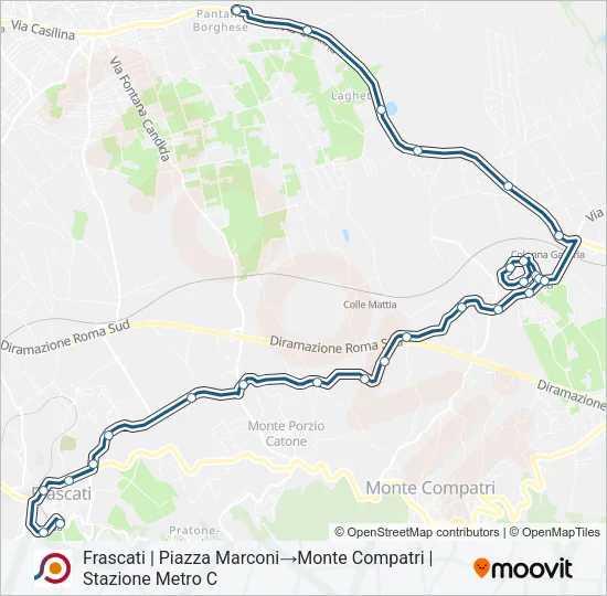 COTRAL Bus Line Map