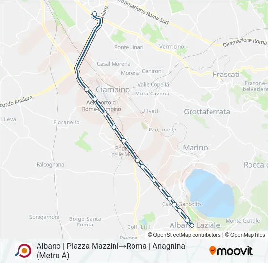 COTRAL Bus Line Map
