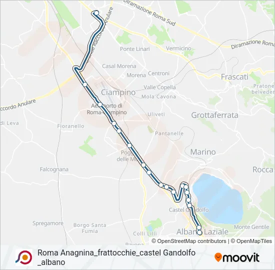 COTRAL Bus Line Map
