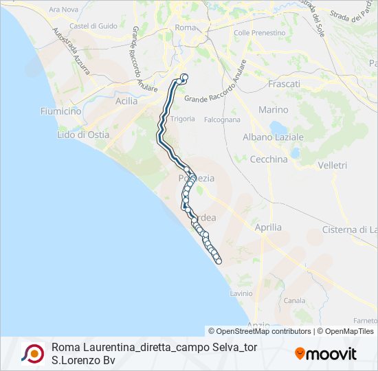 COTRAL bus Line Map