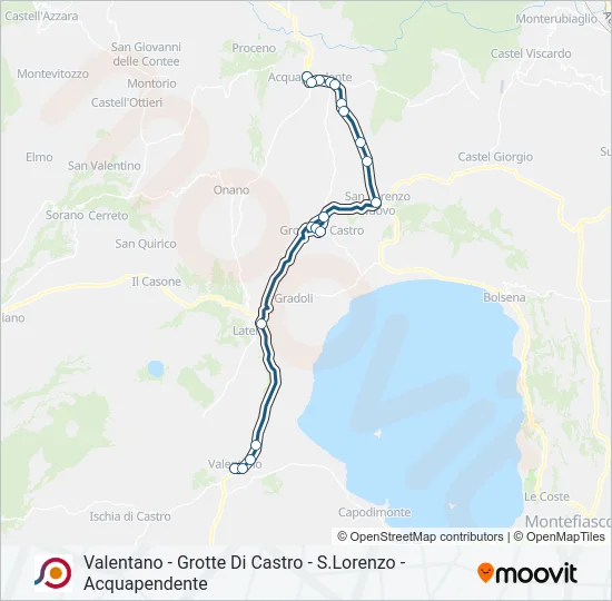 COTRAL Bus Line Map