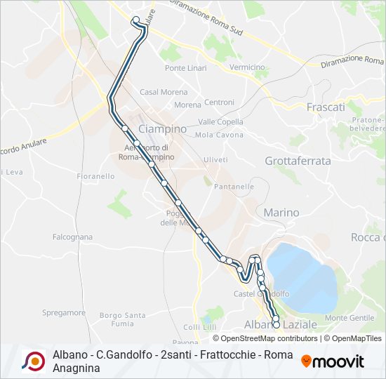 COTRAL bus Line Map