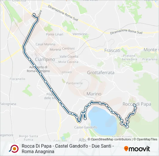 COTRAL Bus Line Map