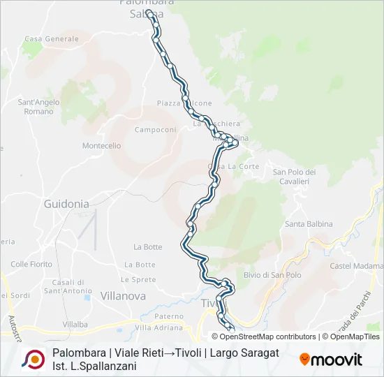 COTRAL Bus Line Map