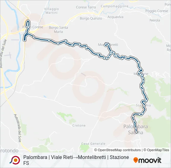 COTRAL Bus Line Map