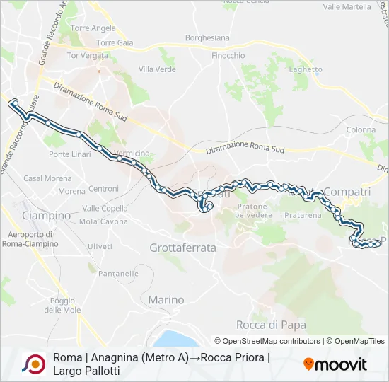 COTRAL Bus Line Map