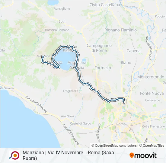 COTRAL Bus Line Map